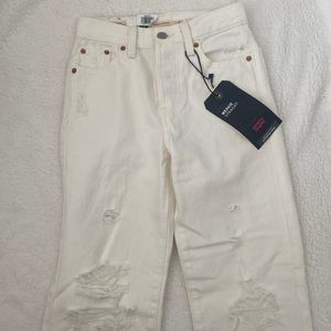 levi’s wedgie straight high rise premium jeans